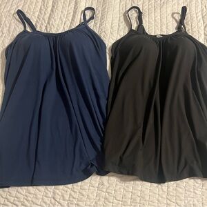 32 Degrees Black and Navy Tops